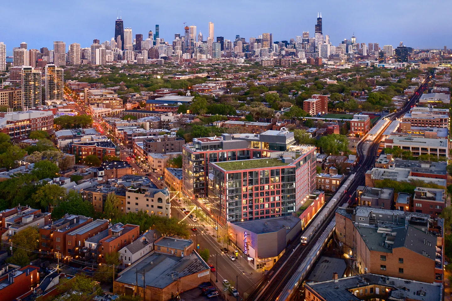 Elevate is a 320,000-square-foot courtyard apartment complex