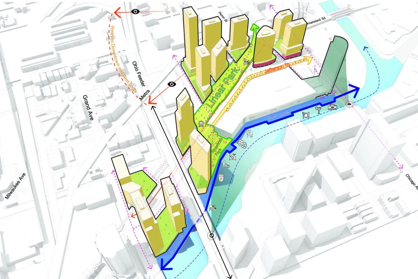 Bally's Open Space + Massing Strategy