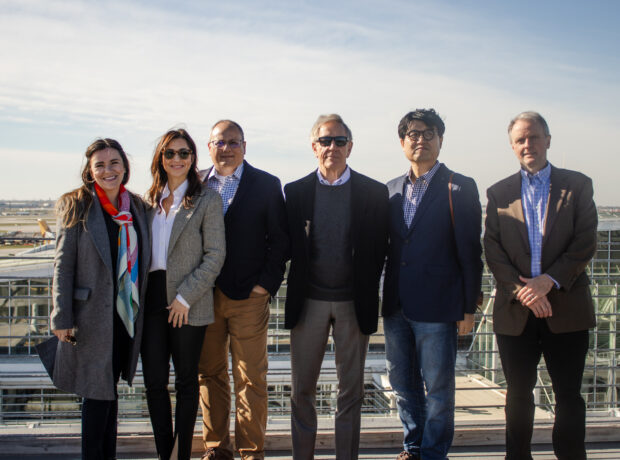 SCB Aviation team at the T5 Garage Ribbon Cutting