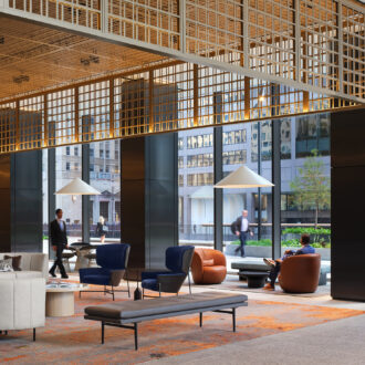 10 & 120 South Riverside Interior Lobby